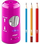 AFMAT Electric Pencil Sharpener, Rechargeable Automatic Pencil Sharpener for Jumbo &amp; Colored Penc...
