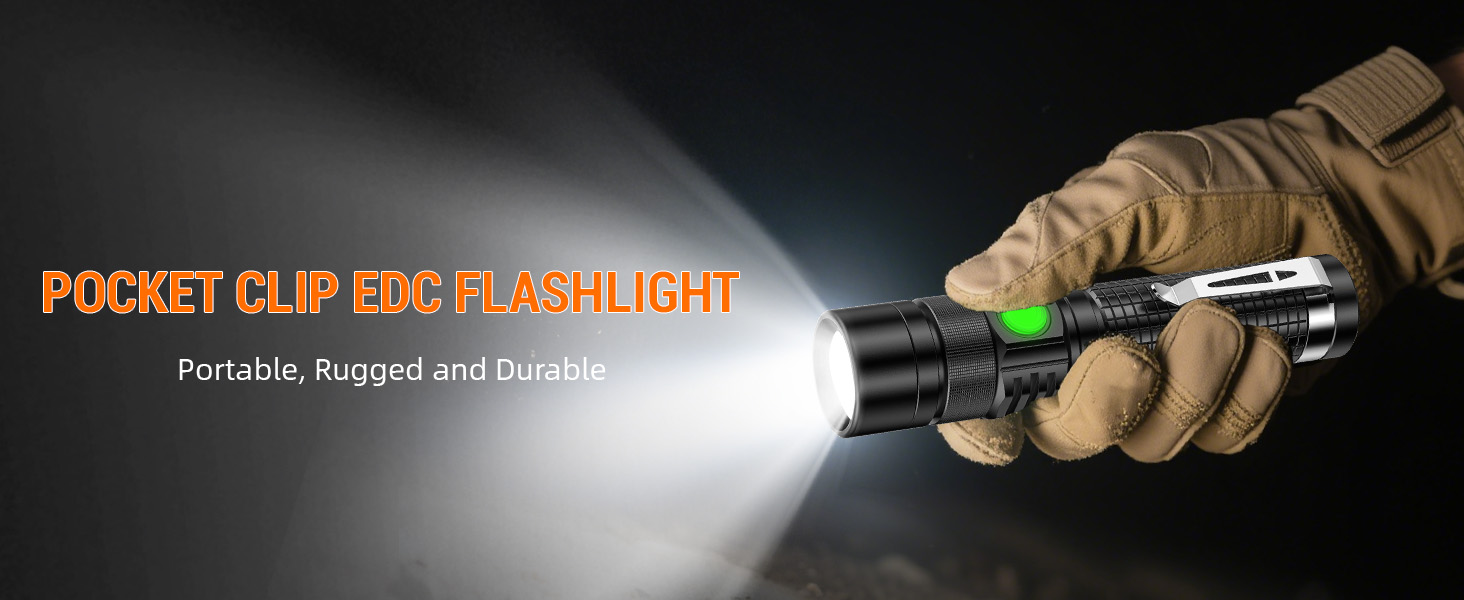 pocket edc flashlight