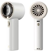 JISULIFE Portable Handheld Fan, Speed(1-100) Adjustable Turbo Mini and 3600mAh Battery Rechargeab...