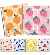 Spunspon Swedish Dishcloths for Kitchen | 6 Pack Floral Reusable Paper Towels Washable | Swedish ...