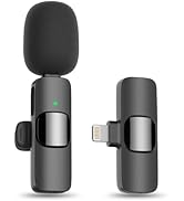 MAYBESTA Bluetooth Mini Microphone for iPhone, iPad - Wireless Lavalier Lapel Mic for Video Recor...