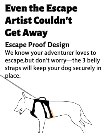 Escape proof no pull dog harness