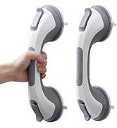 TAILI Suction Shower Grab Bar 2 Pack, Grab Bars for Bathtubs Showers for Seniors Elderly Handicap...