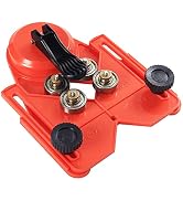 Drilax Portable Drill Guide for Straight Holes Diamond Tile Hole Saw Guide with Suction Base, 1/4...