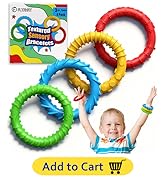 Chew Bracelet for Sensory Kids 4 Pack, Fidget Bracelet for Kids Toddler with Autism ADHD ...