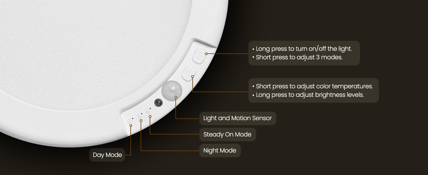 rechargeable motion sensor light
