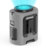 AMACOOL Mini Portable Waist Fan Clip on, 13000RPM Rapid-Cooling Personal Neck Fans, 5000mAh Recha...