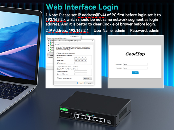 web managed switch