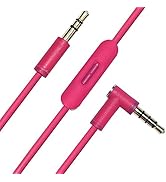 Arzweyk Replacement Audio Cable Cord Wire with in-line Mic and Remote Control Compatible with Bea...