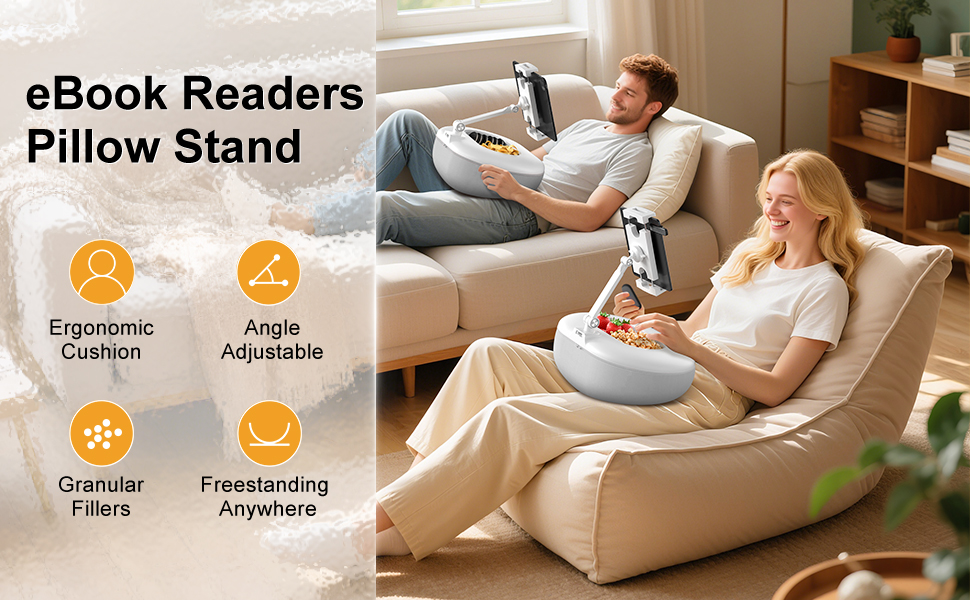 Ergonomic Cushion Angle Adjustable Granular Fillers Freestanding Anywhere