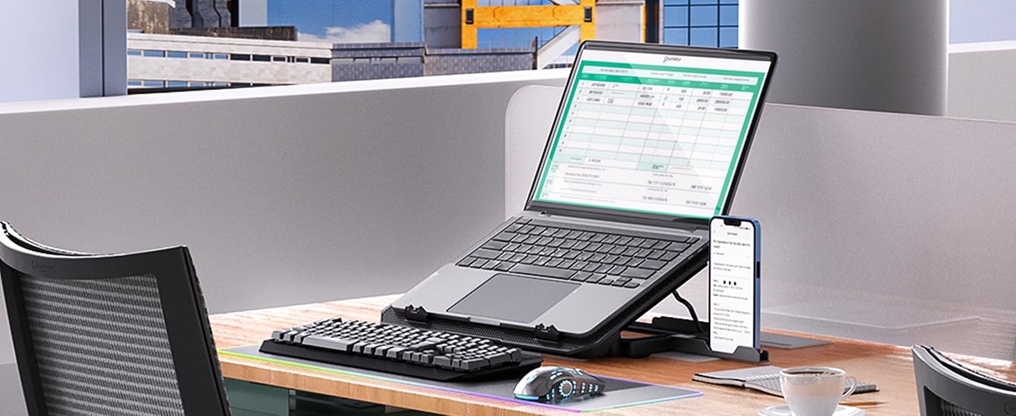 Laptop cooling pad with 2 USB ports small cooler fan chill mat heat for macbook samsung huawei dell