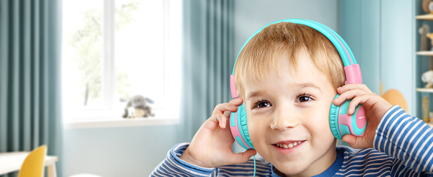 kids headphones for school with microphone