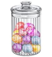 large clear cookie jar