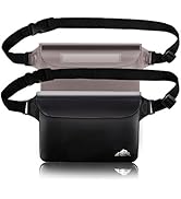 HEETA 2 Pack Waterproof Pouch, Screen Touch Sensitive Waterproof Dry Bag with Adjustable Waist St...