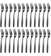 24 Pieces Dinner Forks Set (8 inch), Unokit Stainless Steel Dinner Forks Set of 24, Flatware Fork...