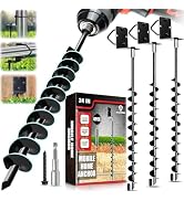 X-CUIRASS [Upgraded] 14” Mobile Home Anchor, 4 Pack Ground Anchor Screw in with L-Shaped Brackets...