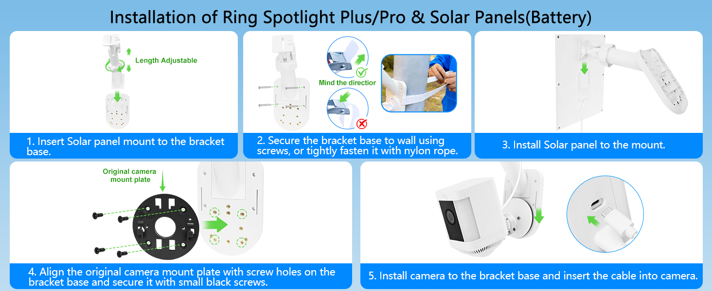 ring solar panels for outdoor cameras