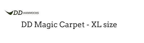 dd magic carpet xl size