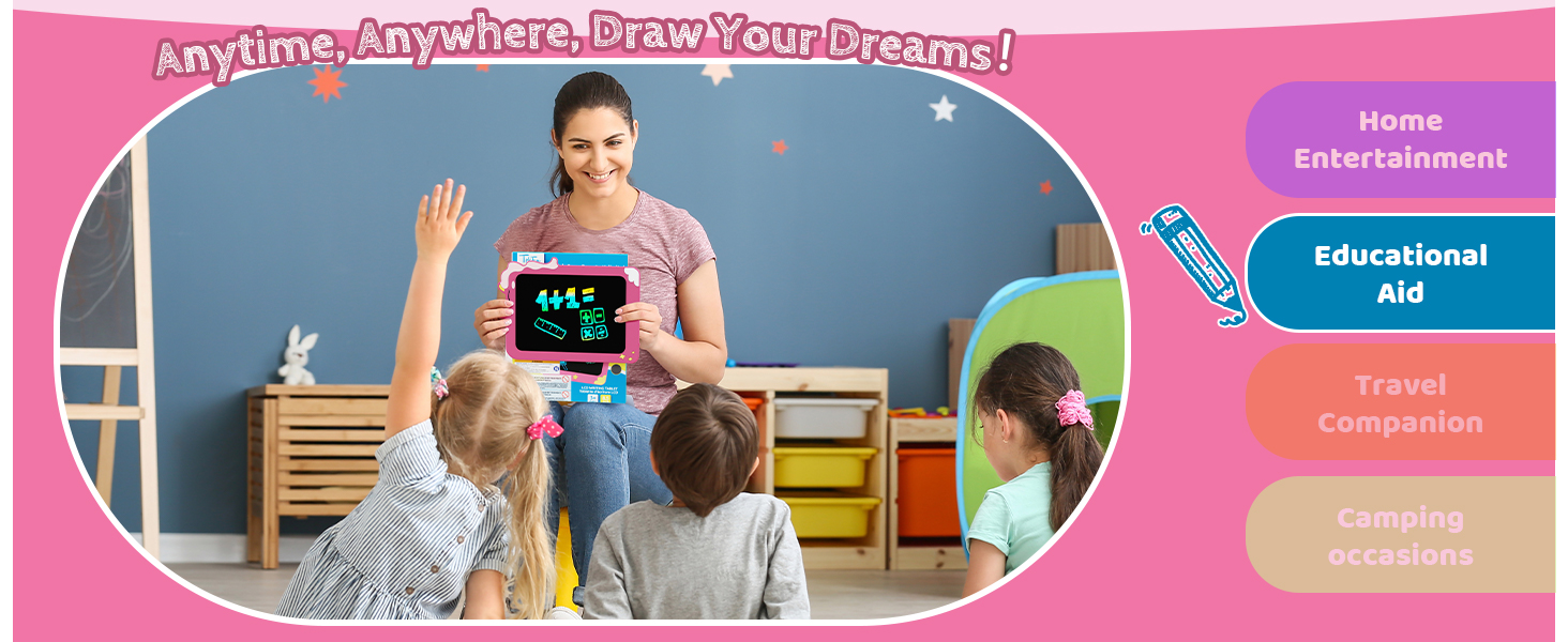 LCD Writing Tablet for kids Doodle Board drawing pad