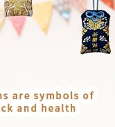 10PCS Japanese Omamori Amulets, Handmade Good Luck Charms with Protective PVC Pocket, Safe Travel...