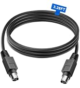 UCEC PS/2 Keyboard and Mouse Male to Male Extension Cable, 6 Pin 3.28 Feet PS2 Mouse Keyboard Con...