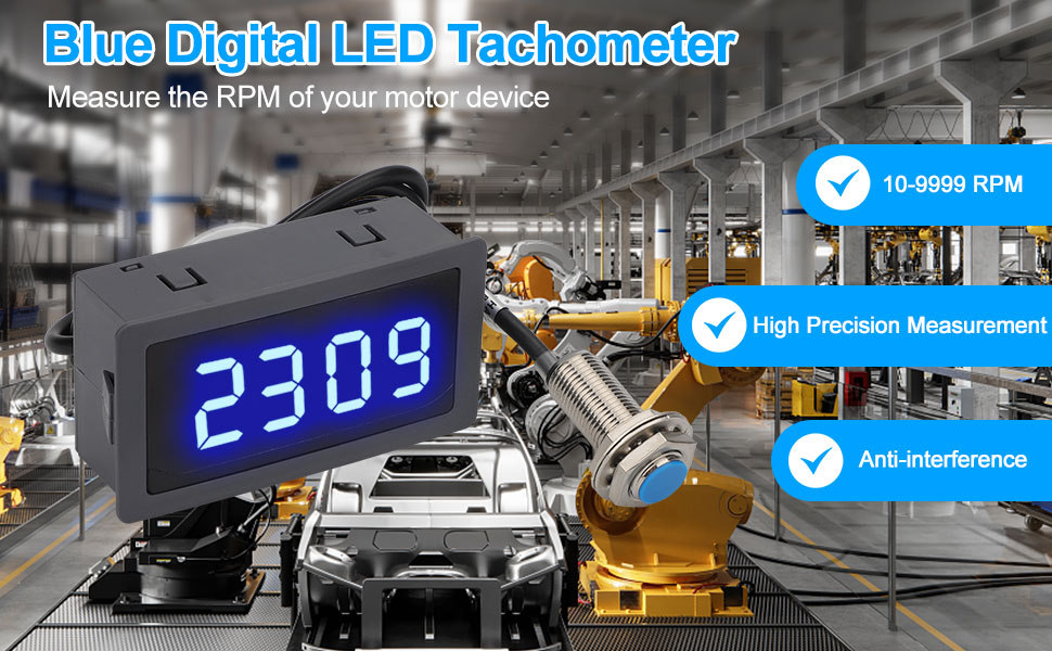 Digital LED Tachometer