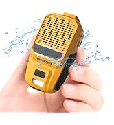 INFURTURE Clip on Bluetooth Speaker with RGB/Flashlight mini Bluetooth Speaker (Non-Magnetic)-Bui...