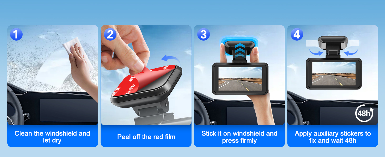 sticky tape for camera on the car