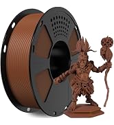 GIANTARM Matte PLA Filament 1.75mm for 3D Printer, Matte Brown, 1KG | Soft Frosted Texture,Low Wa...