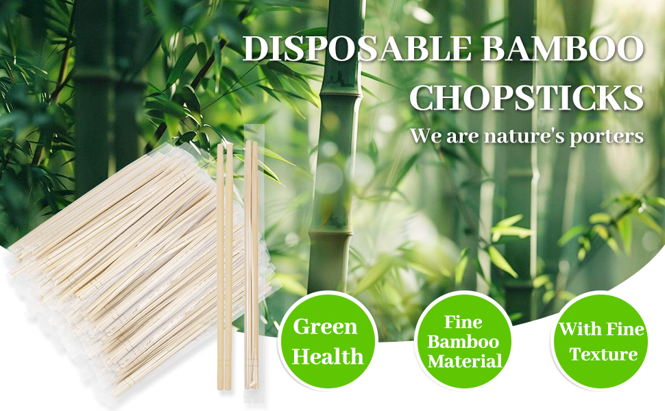 9 Inch Disposable Bamboo Chopsticks