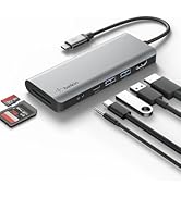 Belkin USB-C Hub, 7-in-1 MultiPort Docking Station for MacBook &amp; Windows - 85W USB-C Power Delive...