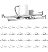 Anyhome 24 Pack 4 Inch Recessed Light Housing,New Construction Recessed Lighting,90° Rotation Han...