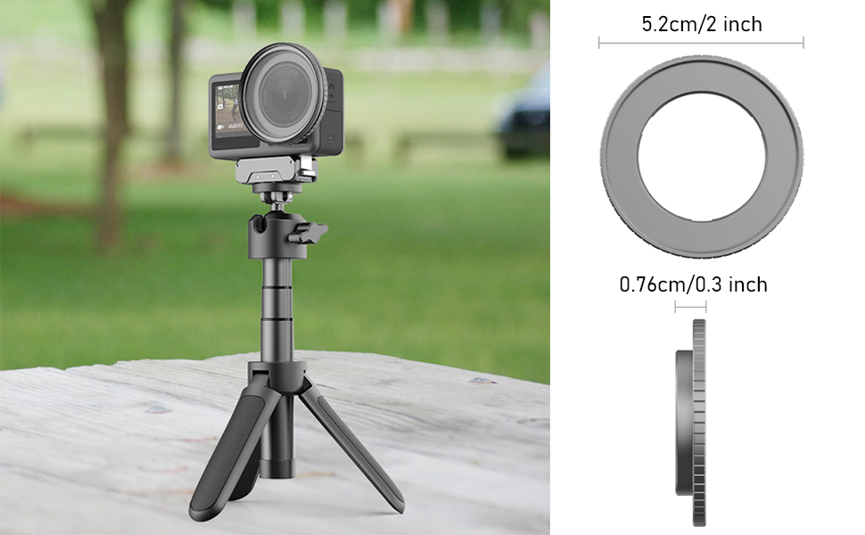 49mm Lens Filter Adapter Ring for DJI Action4