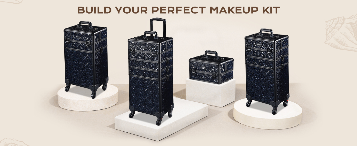 rolling makeup case