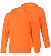 ProtectX High Visibility Sun Protection Lightweight Long Sleeve Hoodie, UPF 50+ Quick-Dry, SPF UV...