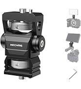 Mechrig Camera Monitor Mount with 1/4? Screw, Aluminum Field Monitor Mount for Video Light Microp...