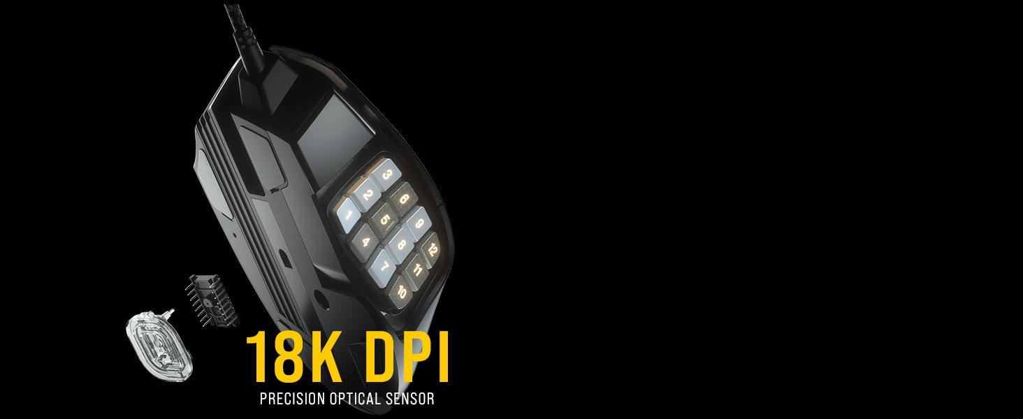 SCIMITAR RGB ELITE MOBA/MMO GAMING MOUSE