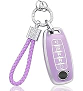 PIFOOG Key Fob Cover for Nissan Rogue 2023 2024 Pathfinder Sentra Versa SR 5 Button Car Keys Case...