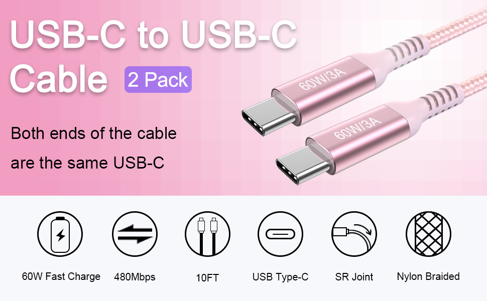 USB C to USB C Cable