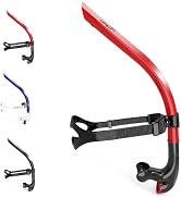 COPOZZ Swim Snorkel for Lap Swimming Swimmers Training Snorkeling Diving, Center Mount Comfortabl...