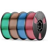 UJOYBIO PETG Metal Filament 1.75mm, 3D Printer Filament Bundle, High Strength &amp; Tangle-Free, Dime...
