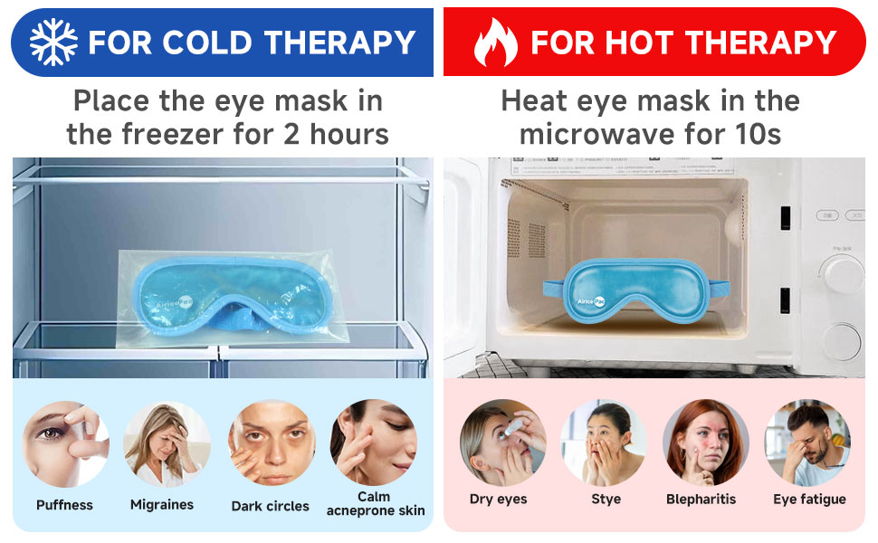 hot cold eye mask