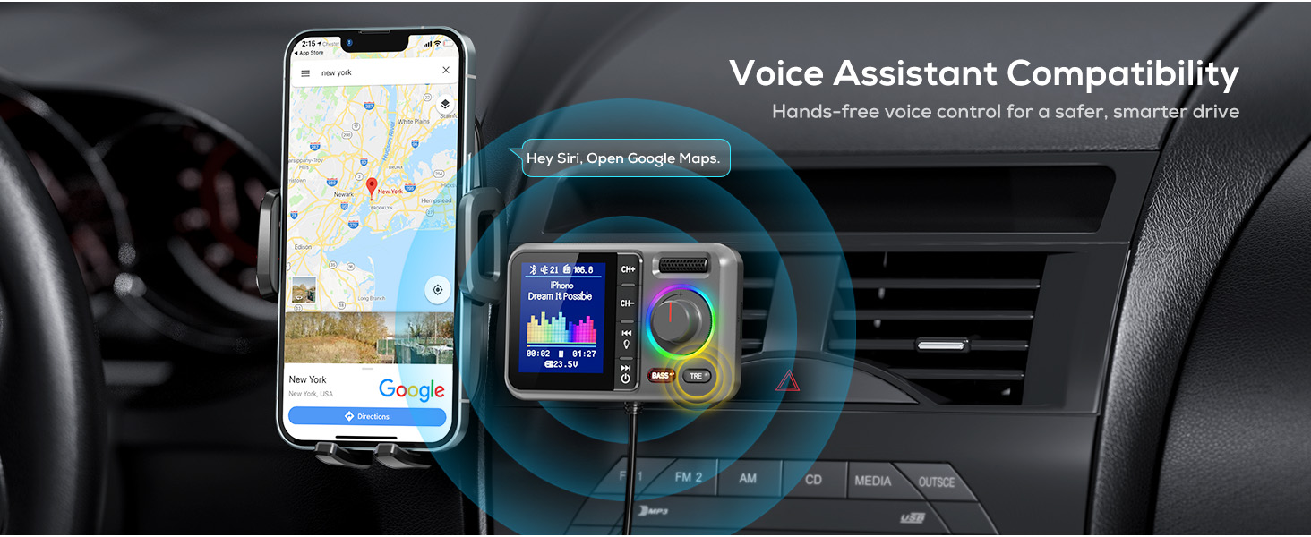 wireless bluetooth fm transmitter