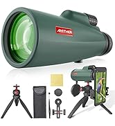 15x50 Monocular Telescope for Smartphone - HD Monoculars for Adults High Powered with Phone Holde...