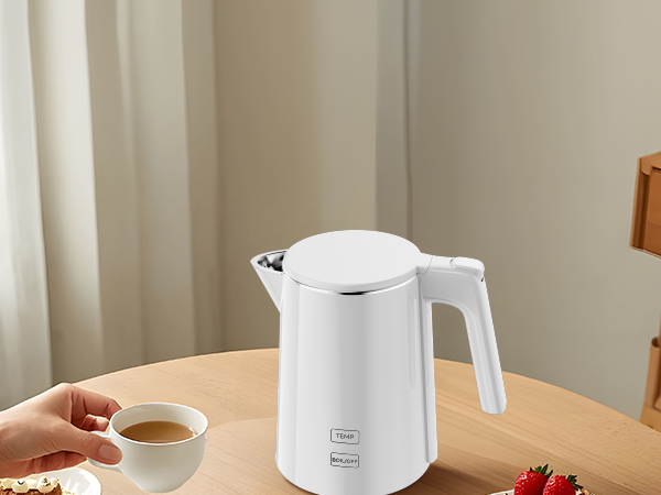 electric kettle white