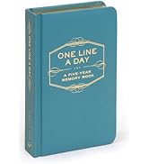One Line A Day: A Five-Year Memory Book (5 Year Journal, Daily Journal, Yearly Journal, Memory Jo...