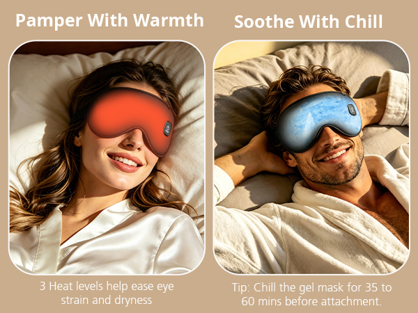 eye mask with heat and cooling