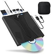 8 in 1 External Blu Ray Drive, Support 100G Disc USB 3.0 and Type-C Blu Ray Burner Portable Blu R...