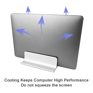 vertical laptop stand