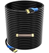 Rommisie 4K HDMI 100 FT Cable (HDMI 2.0,18Gbps) Ultra High Speed Gold Plated Connectors,Ethernet ...